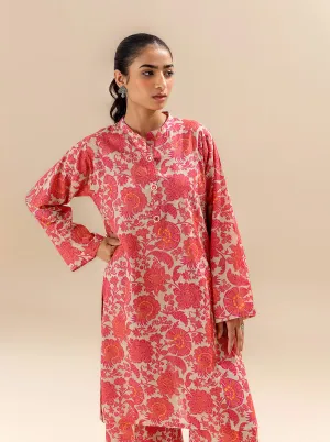 2 PIECE PRINTED LAWN -BLUSH GARDEN