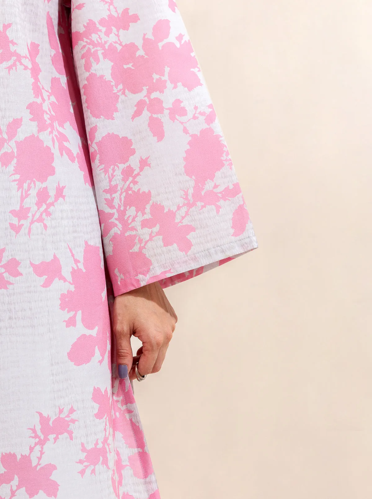 3 PIECE PRINTED LAWN-BLUSH BLOSSOM