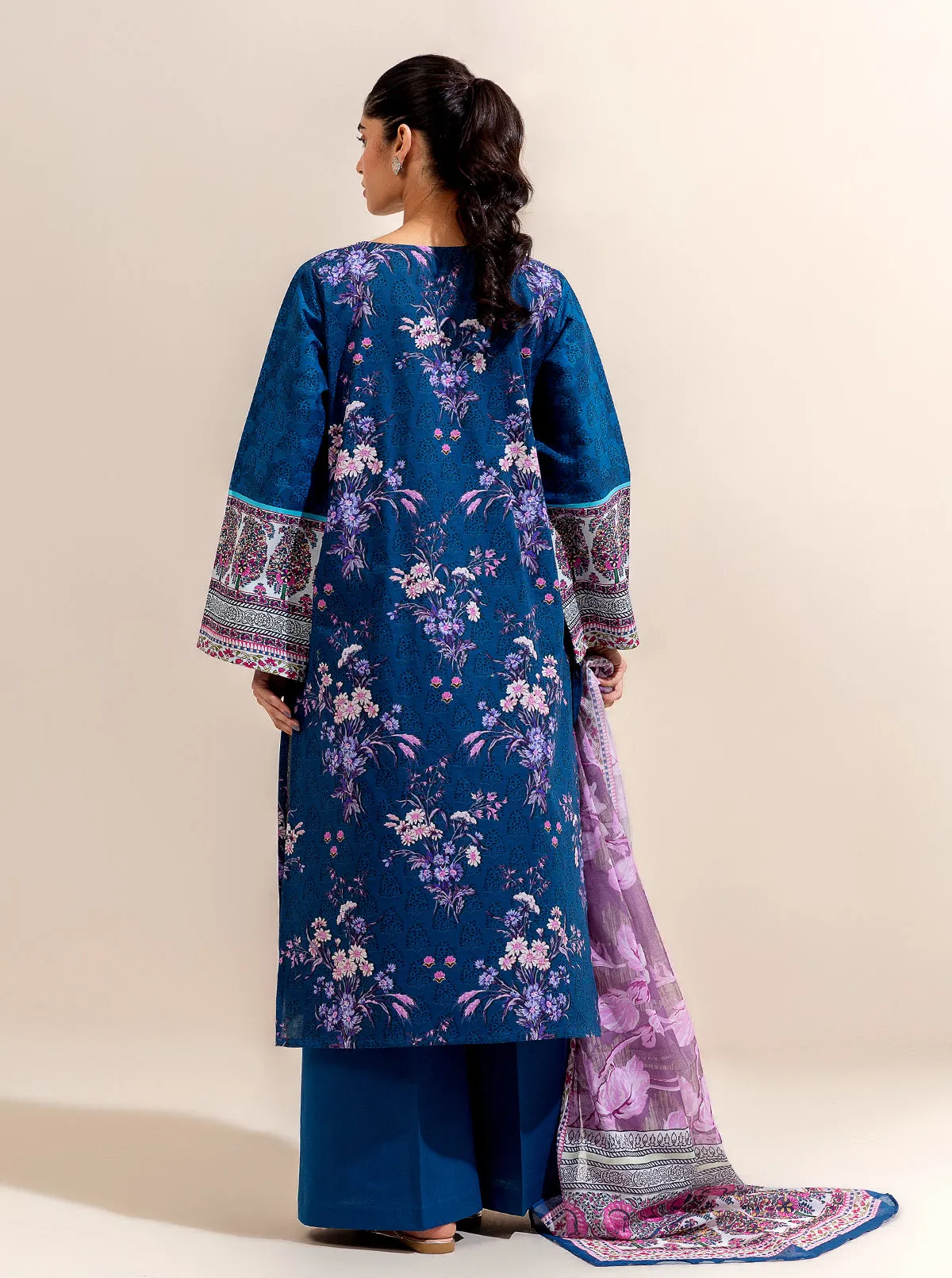 3 PIECE PRINTED LAWN-MIDNIGHT BISMUTH
