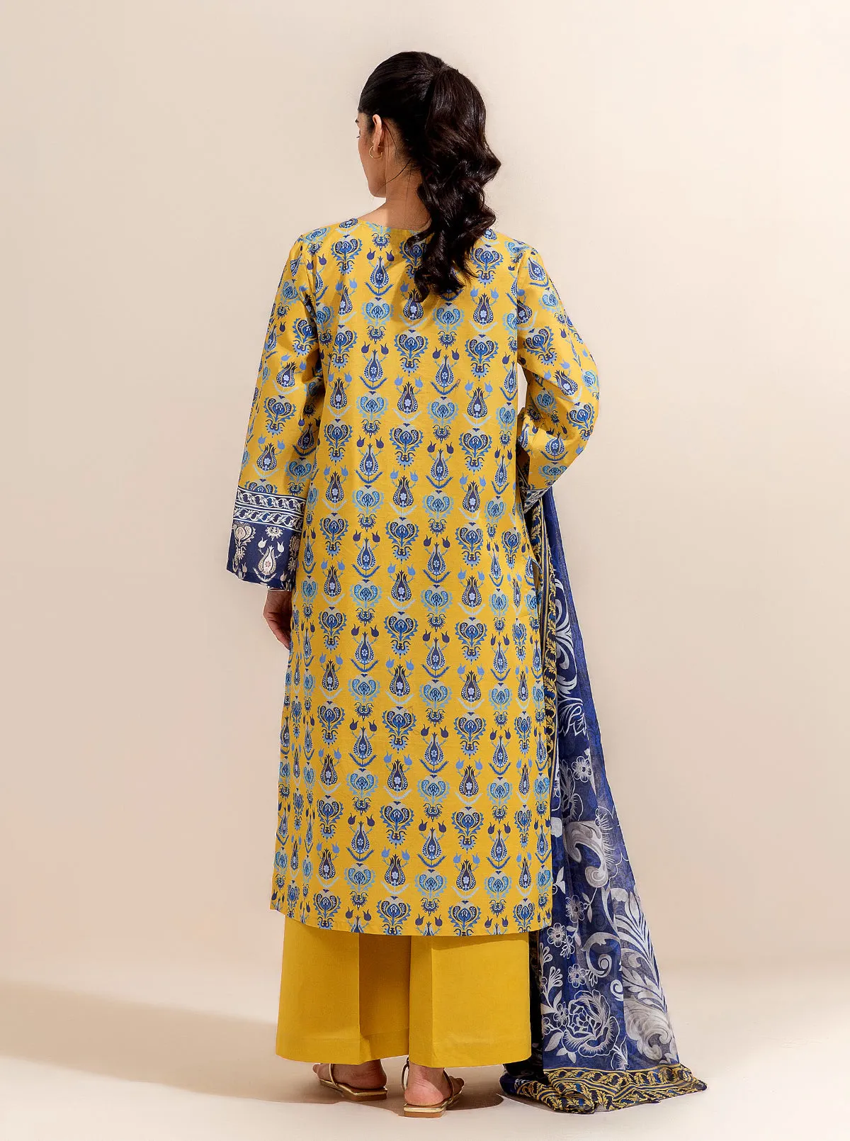 3 PIECE PRINTED LAWN-?ZNIK SENSE