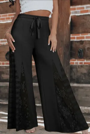 Boho Lace Patchwork Pants