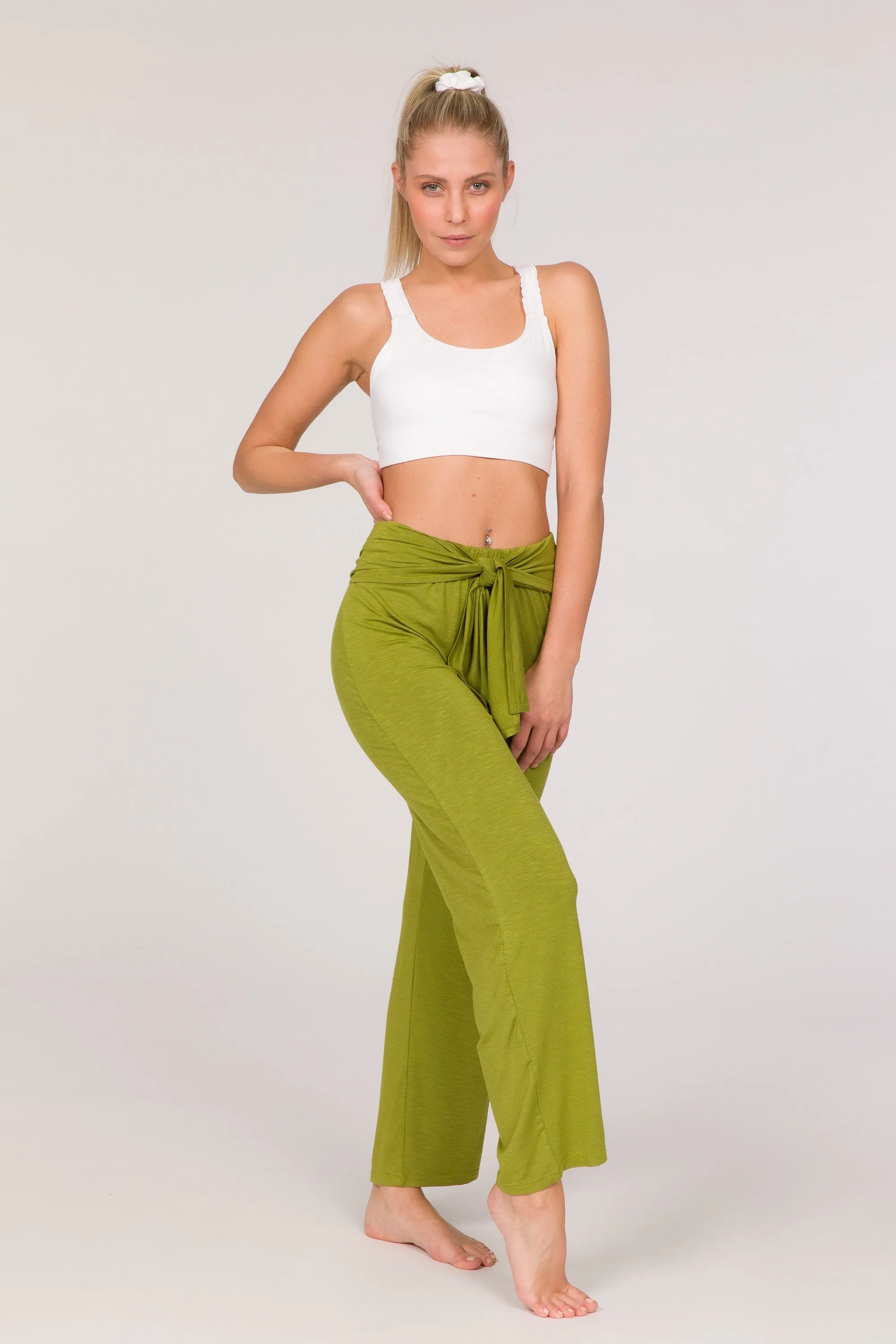 Brasilian  Harem Pants - Green