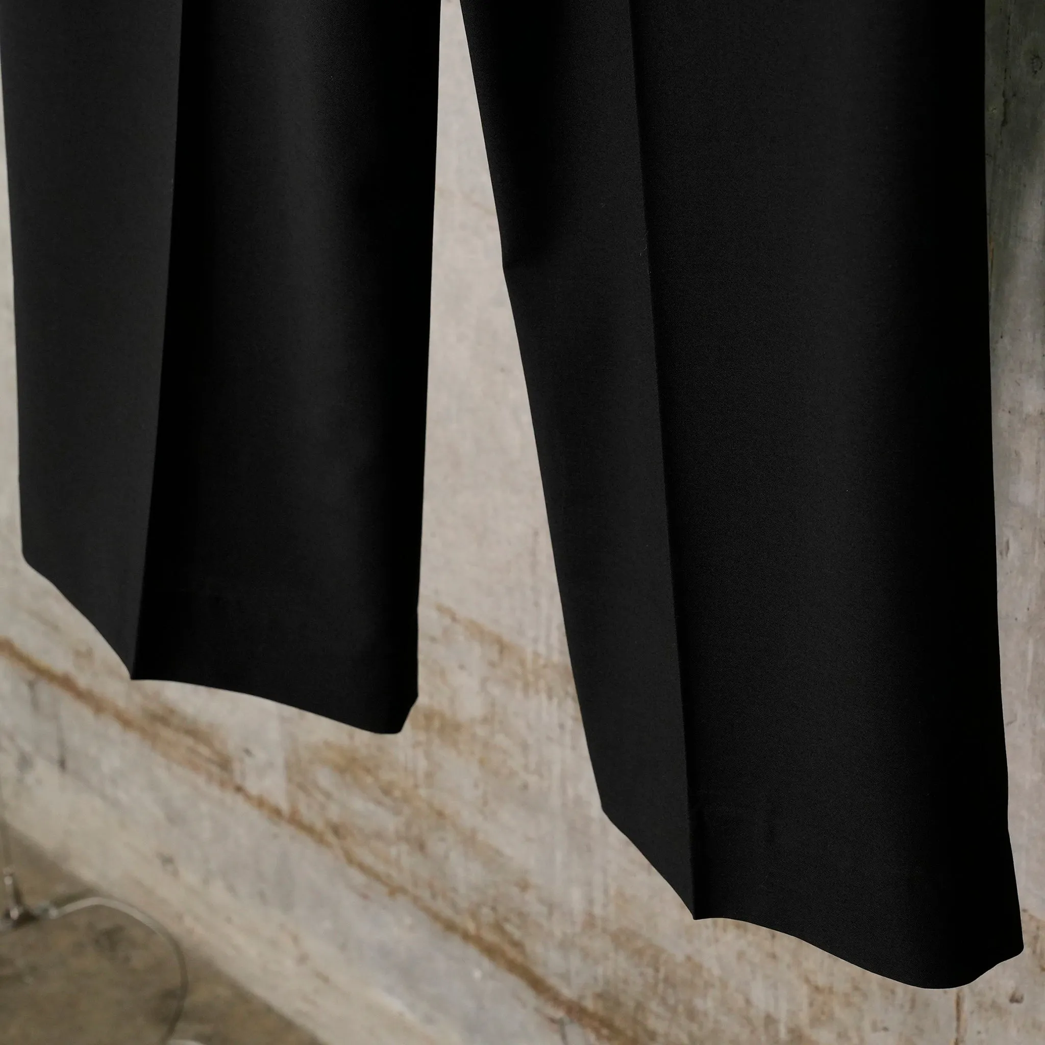 DECONSTRUCTED PATCHWORK TROUSERS / BLACK