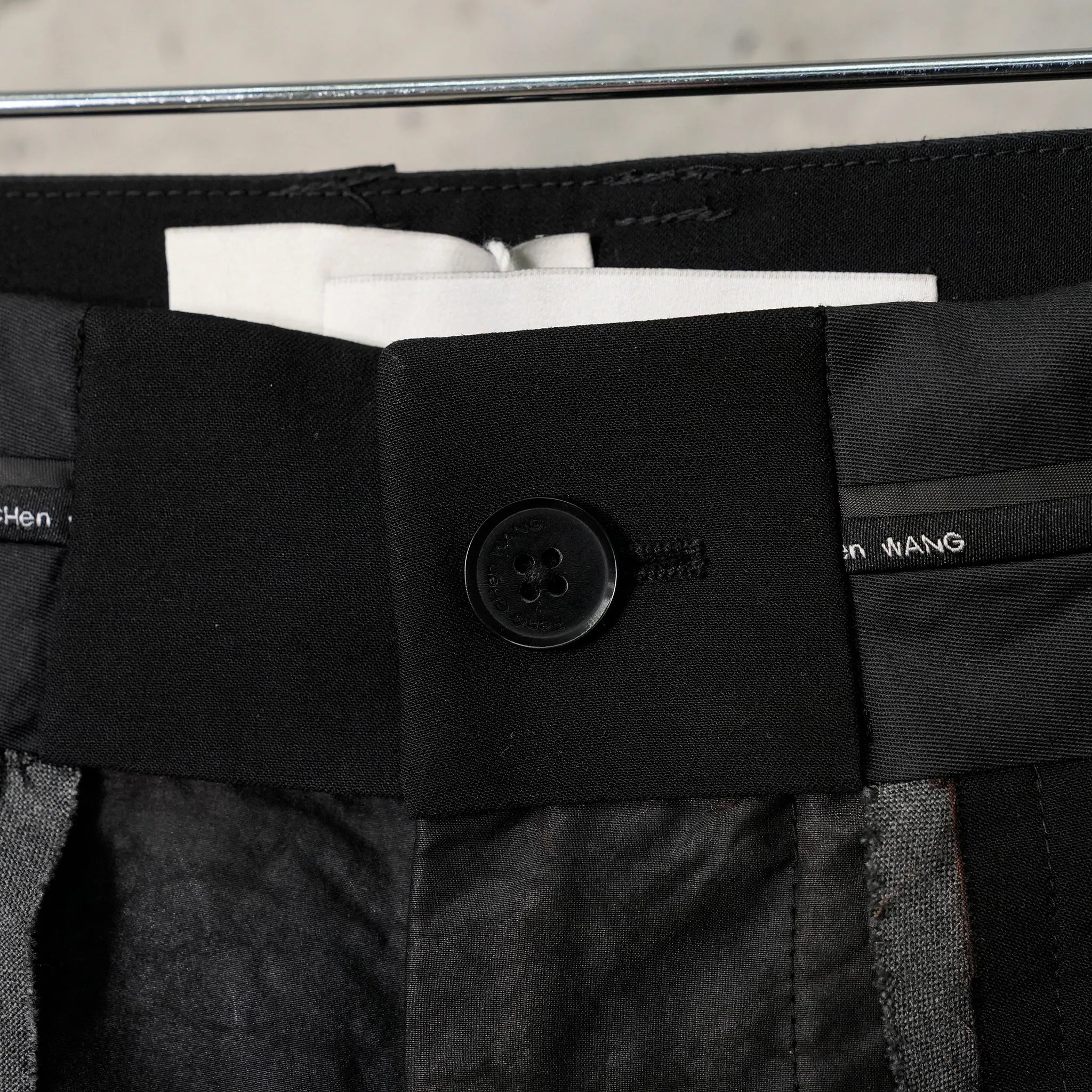DECONSTRUCTED PATCHWORK TROUSERS / BLACK