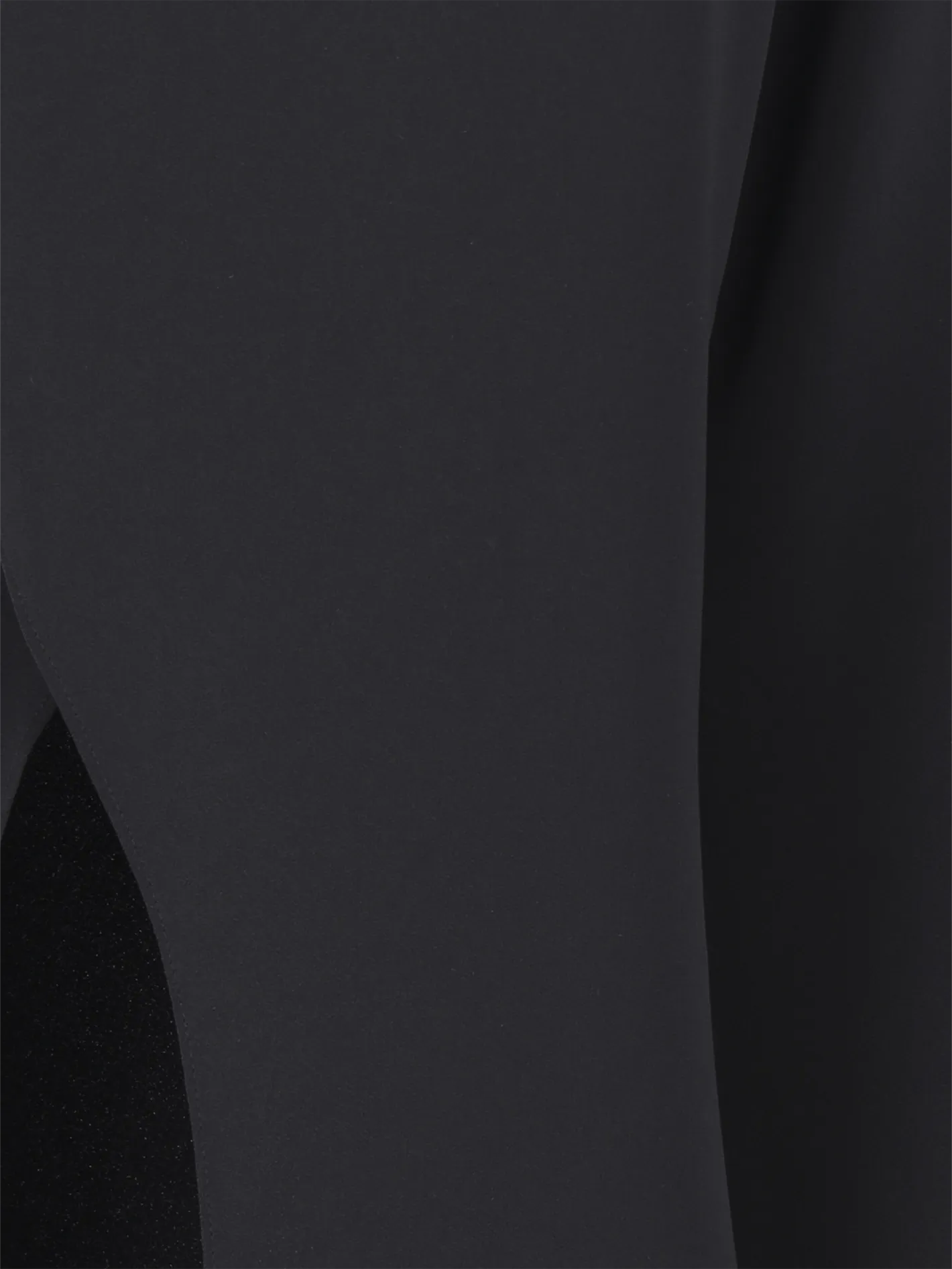 draped-detail cropped trousers