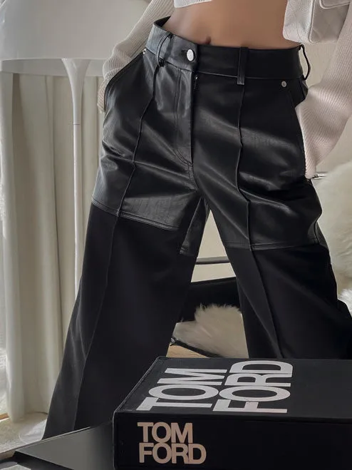 Dual Leather Pants