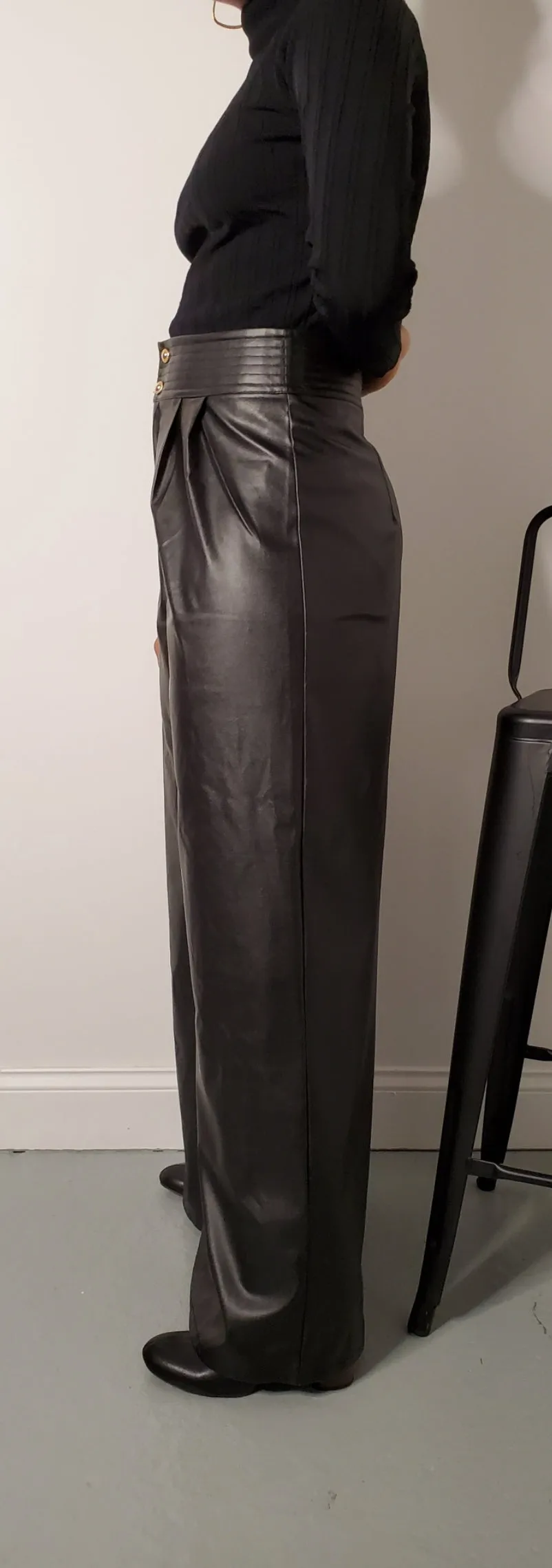 Faux Leather Pants