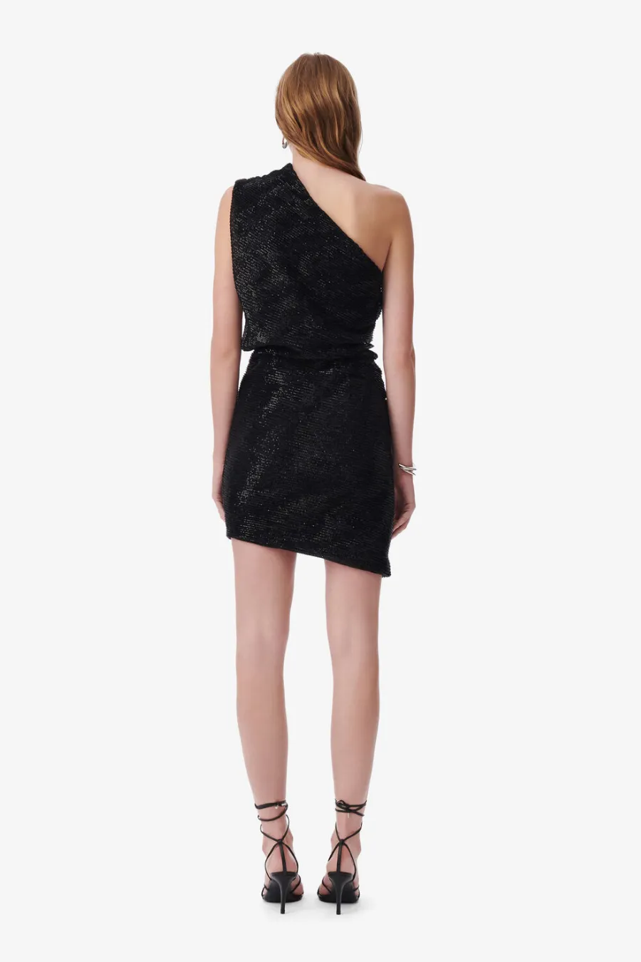 Haidi Sequined Dress Black