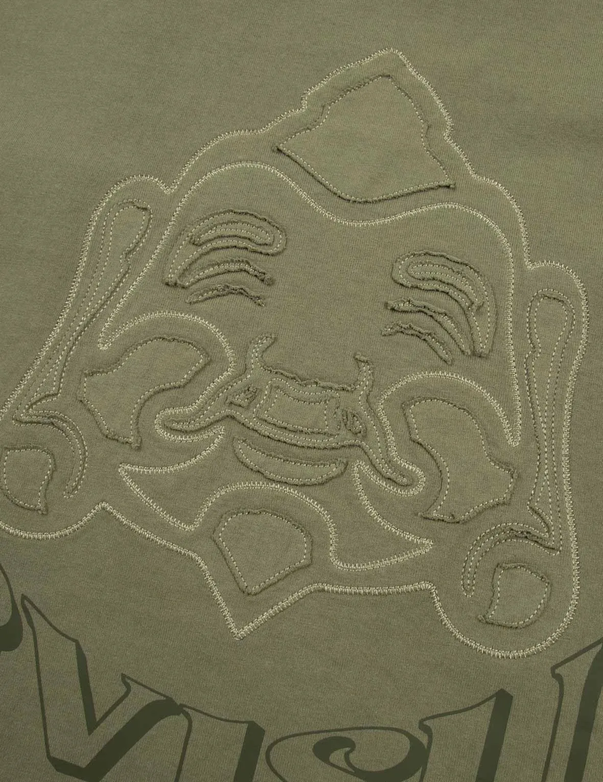 Hand Stitching Godhead Embroidery Loose Fit T-Shirt