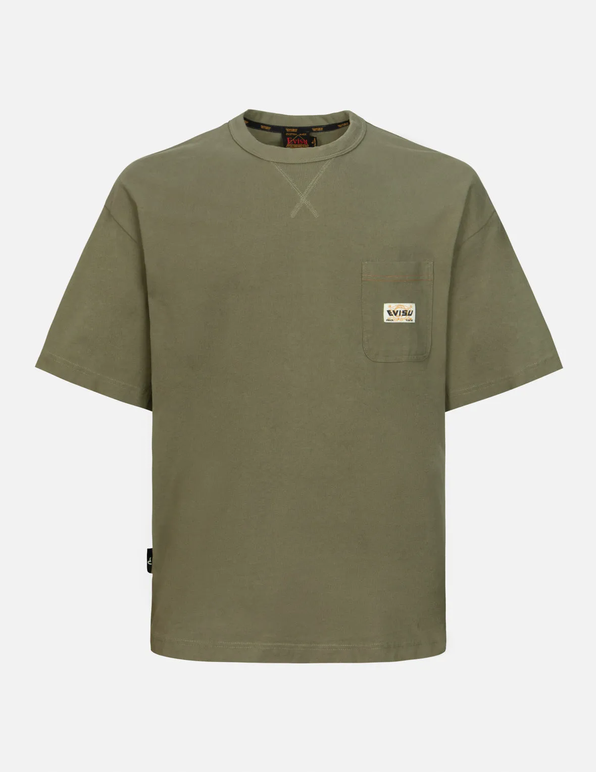Hand Stitching Godhead Embroidery Loose Fit T-Shirt