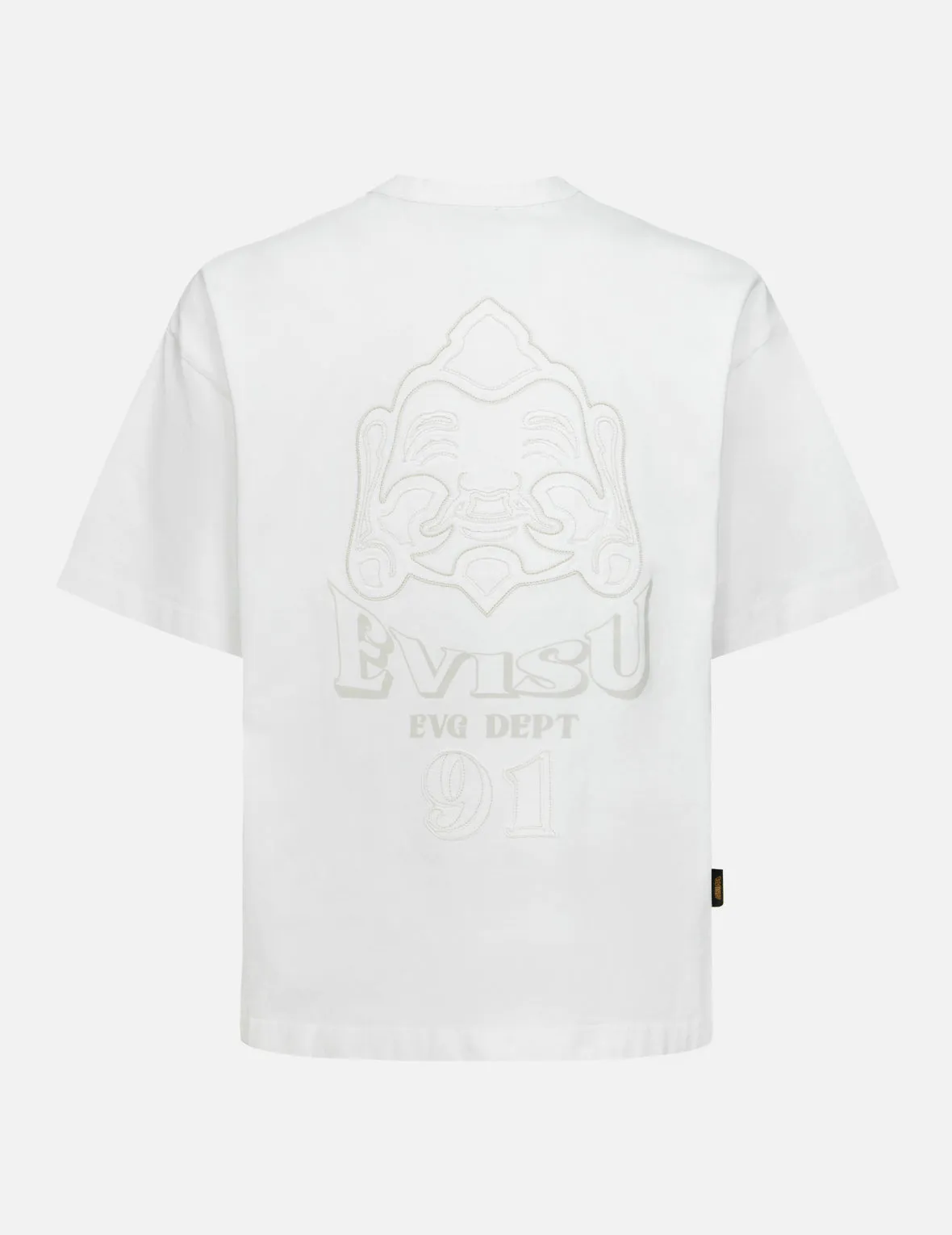 Hand Stitching Godhead Embroidery Loose Fit T-Shirt