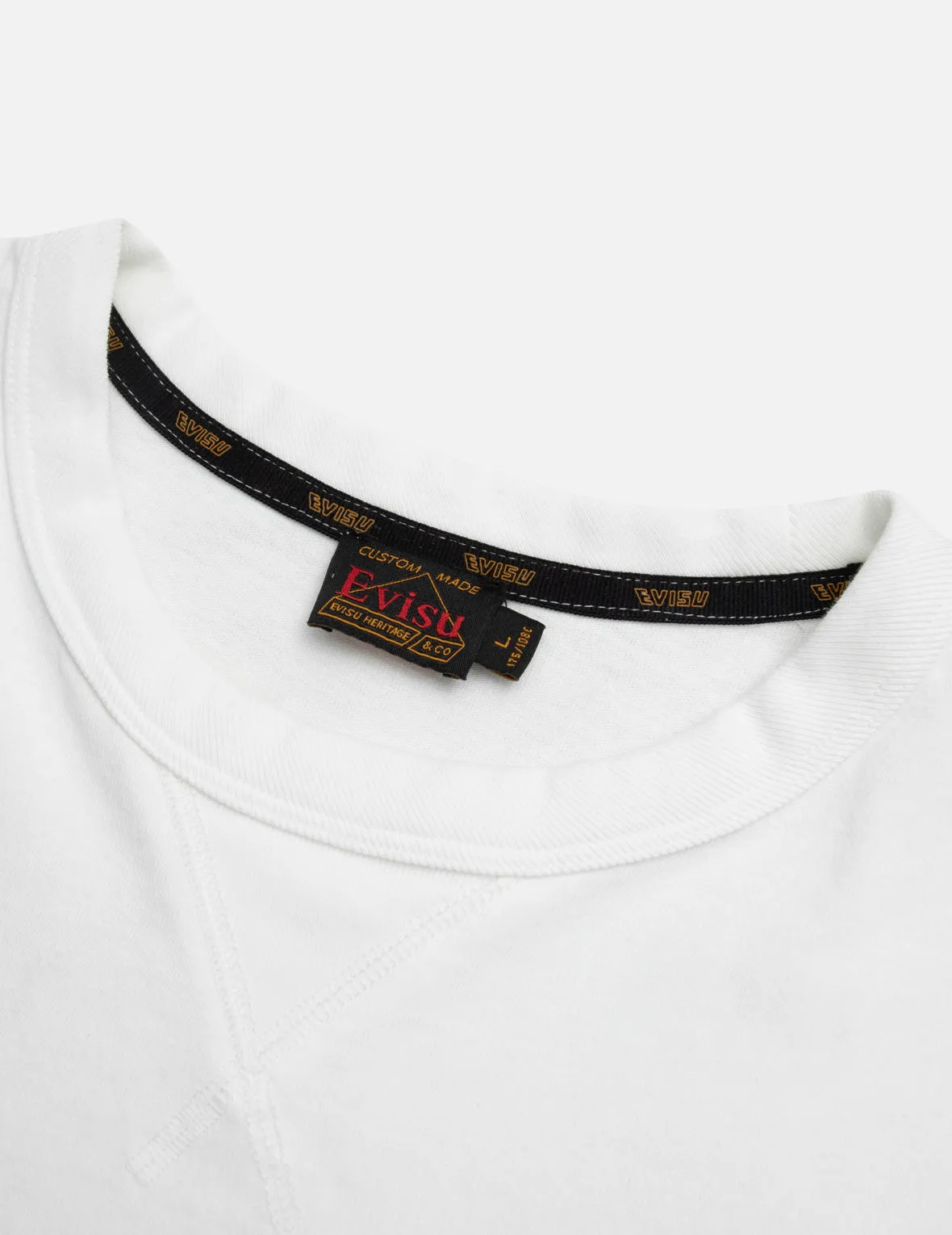 Hand Stitching Godhead Embroidery Loose Fit T-Shirt