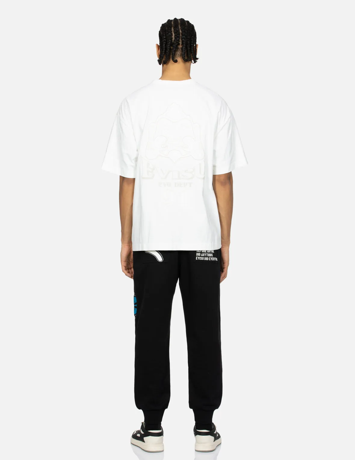 Hand Stitching Godhead Embroidery Loose Fit T-Shirt