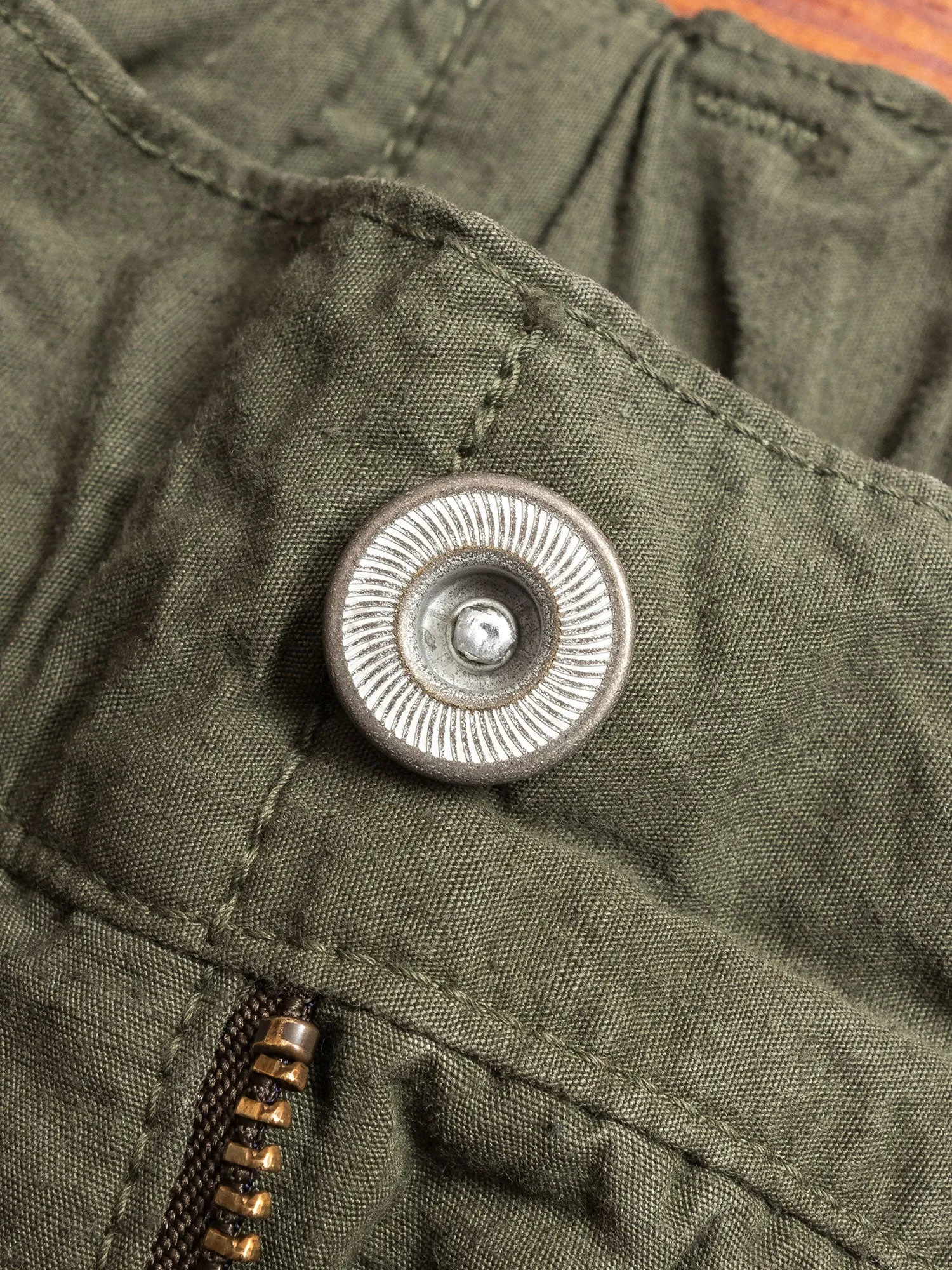 Hemp Tapered Pants in Khaki