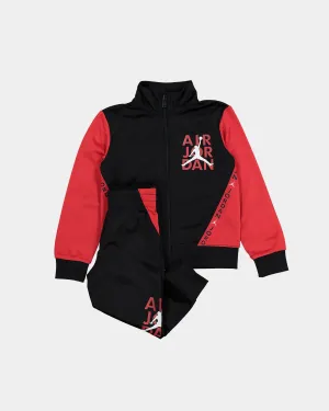 Jordan Kids' Vertical Taping Tricot Set Black