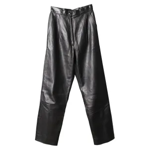 LEATHER PANTS / BLACK