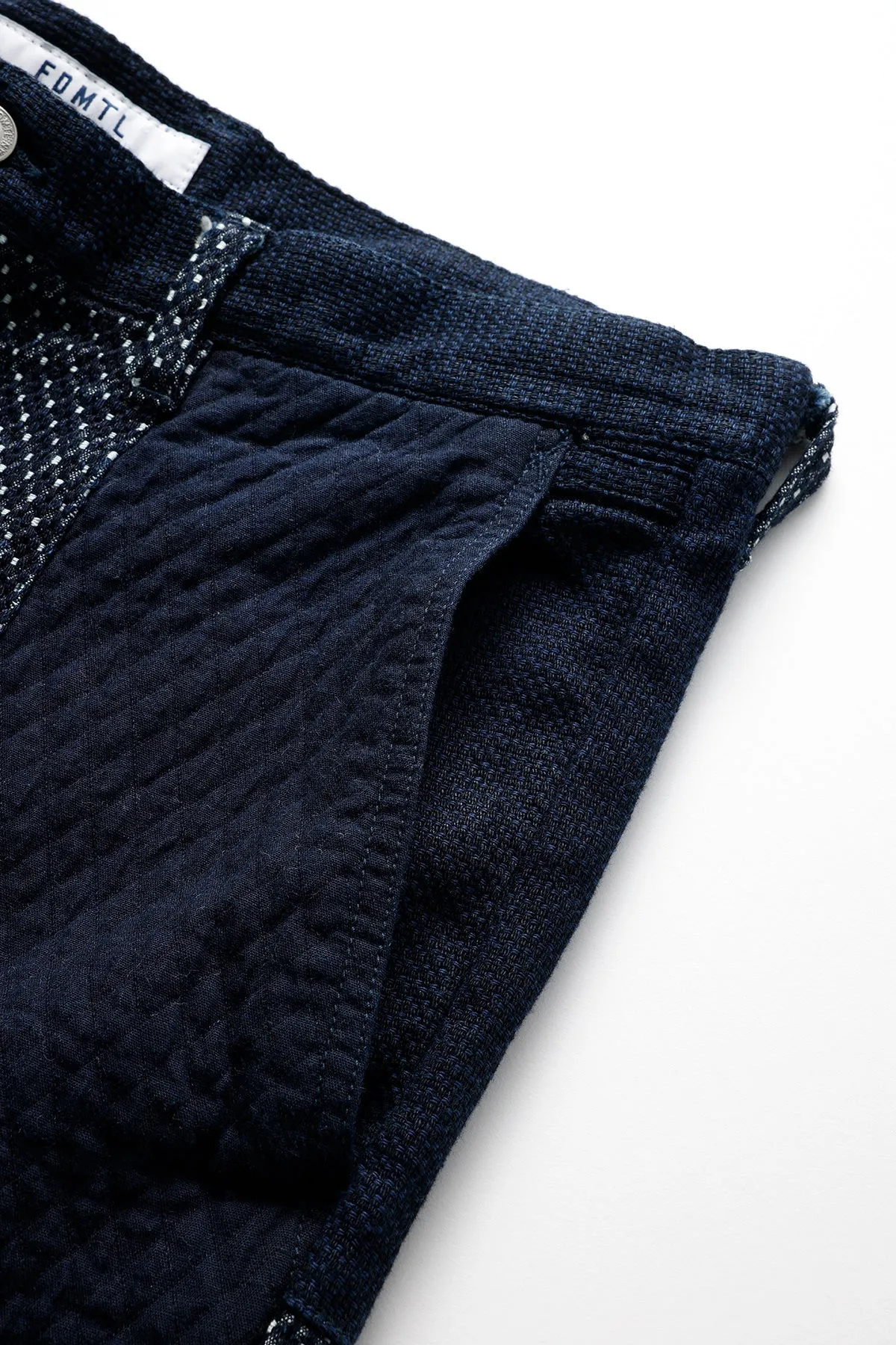 PATCHWORK SHORT PANTS RINSE