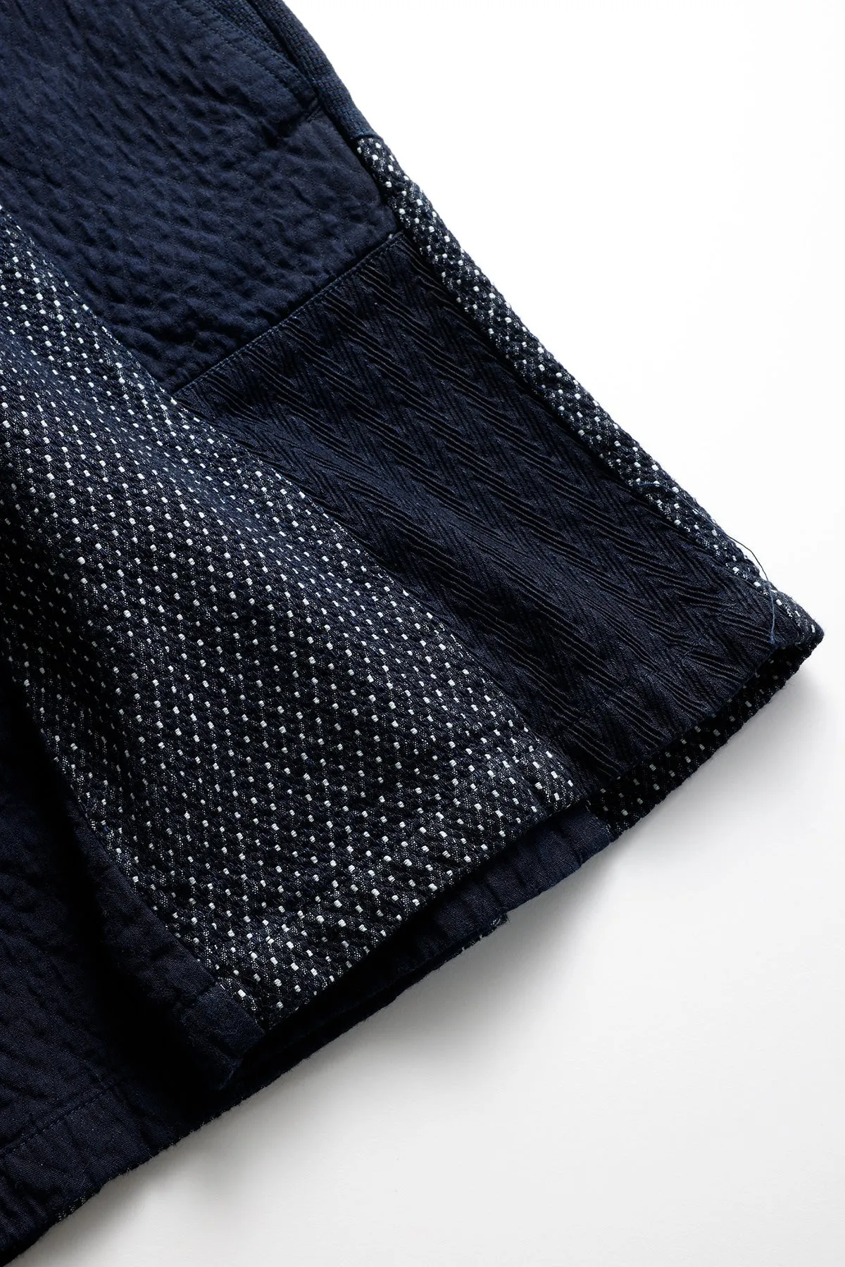 PATCHWORK SHORT PANTS RINSE