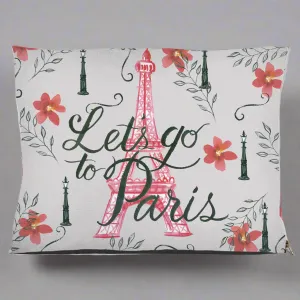 "Let's Go to Paris" Dog Bed