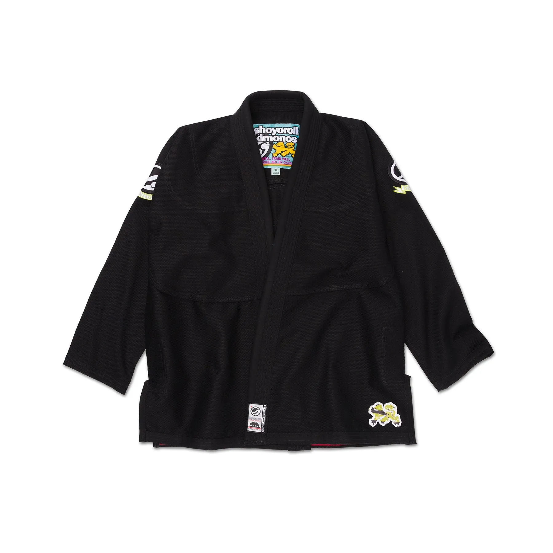 Retro Camo Kimono [Black]