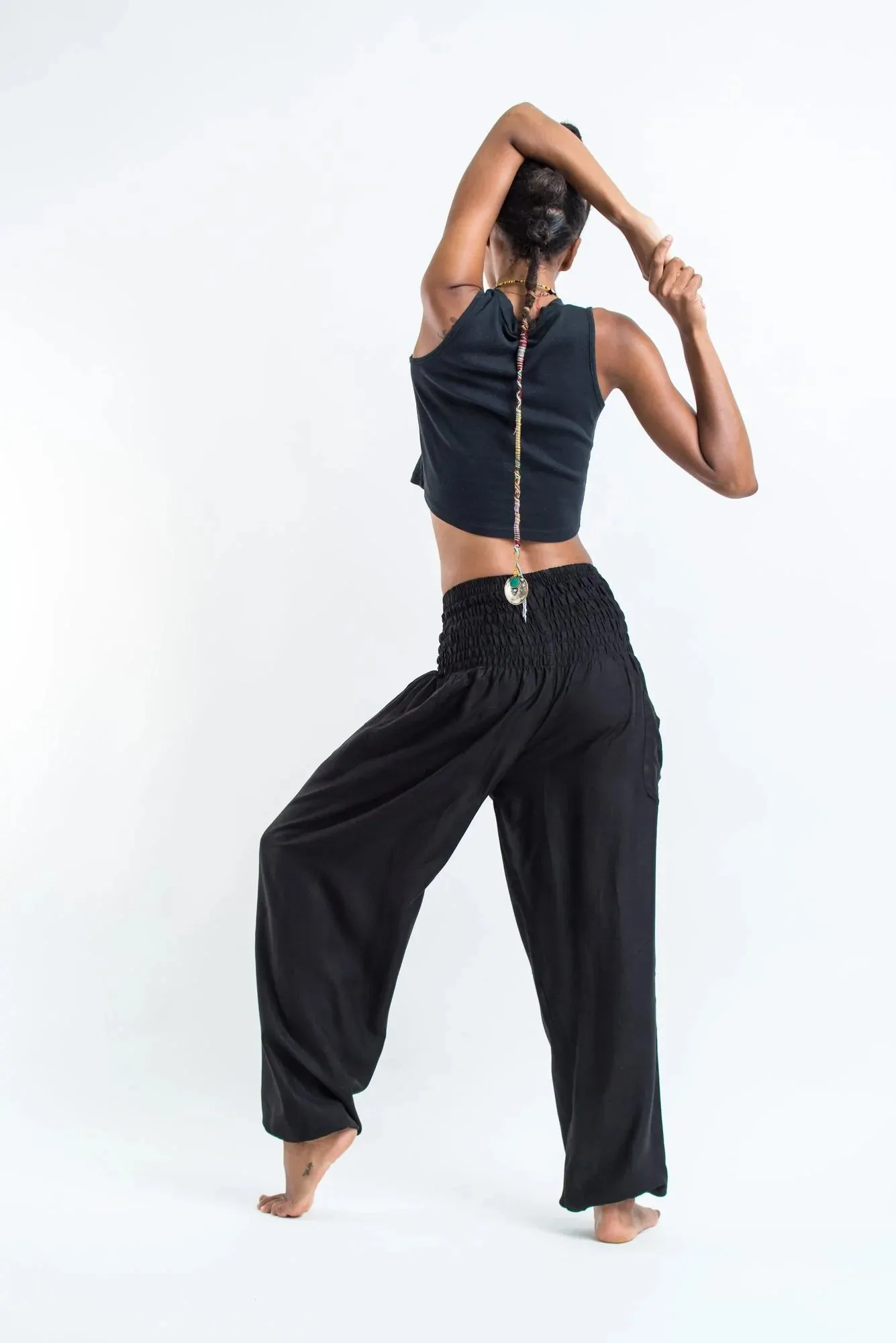 Solid Color Women's Harem Pants, Thailand