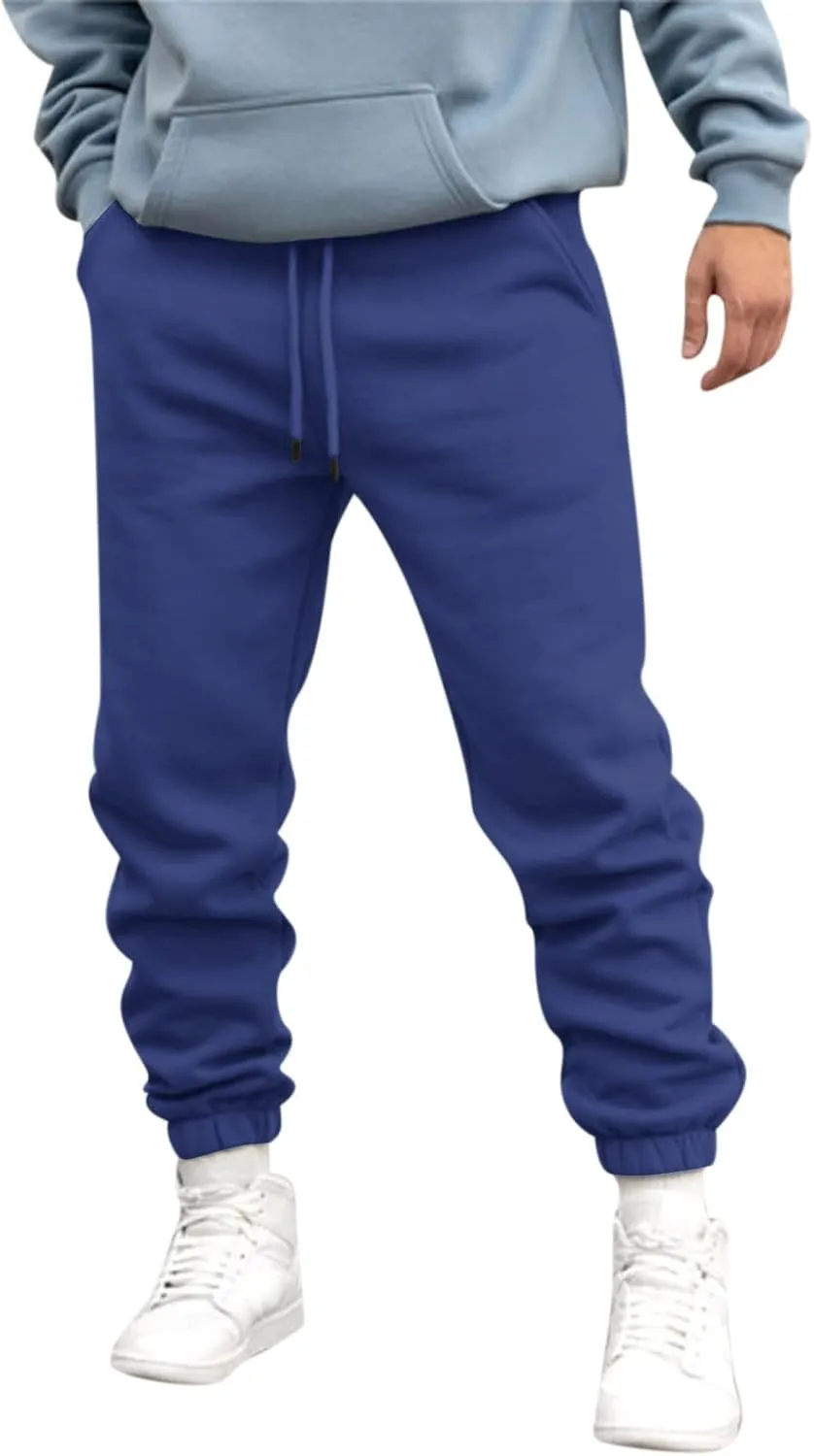 Sweatpants for Men with Pockets Lightweight Men's Cargo Pants Mens Work Pants Hiking Trouser Relaxed Fit Sport Jogger