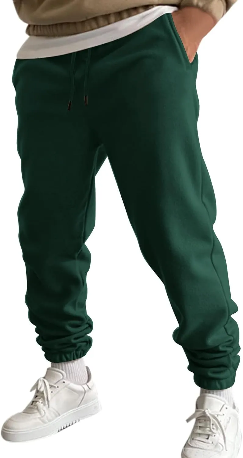 Sweatpants for Men with Pockets Lightweight Men's Cargo Pants Mens Work Pants Hiking Trouser Relaxed Fit Sport Jogger