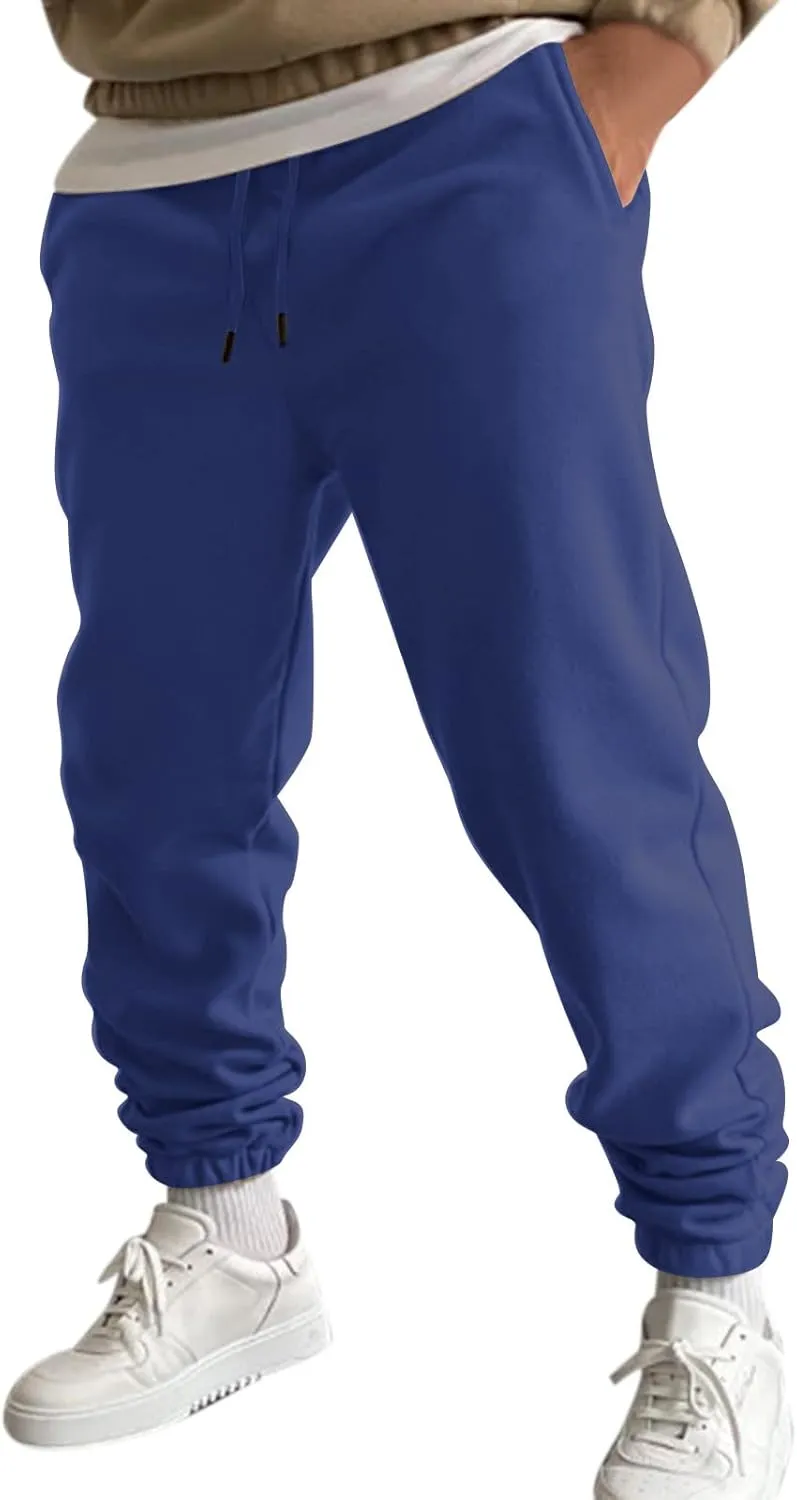 Sweatpants for Men with Pockets Lightweight Men's Cargo Pants Mens Work Pants Hiking Trouser Relaxed Fit Sport Jogger