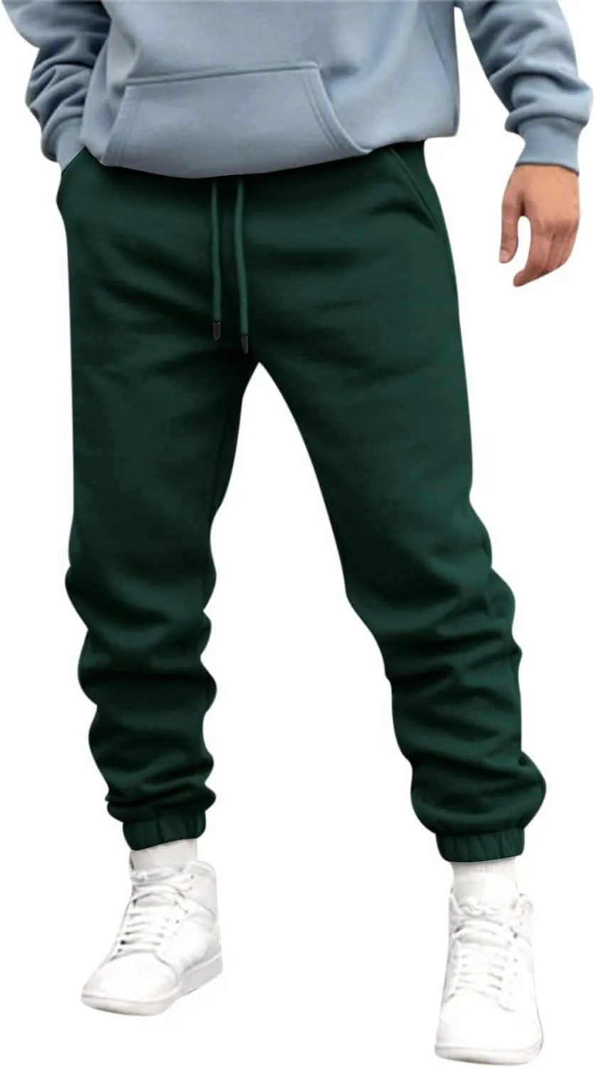 Sweatpants for Men with Pockets Lightweight Men's Cargo Pants Mens Work Pants Hiking Trouser Relaxed Fit Sport Jogger