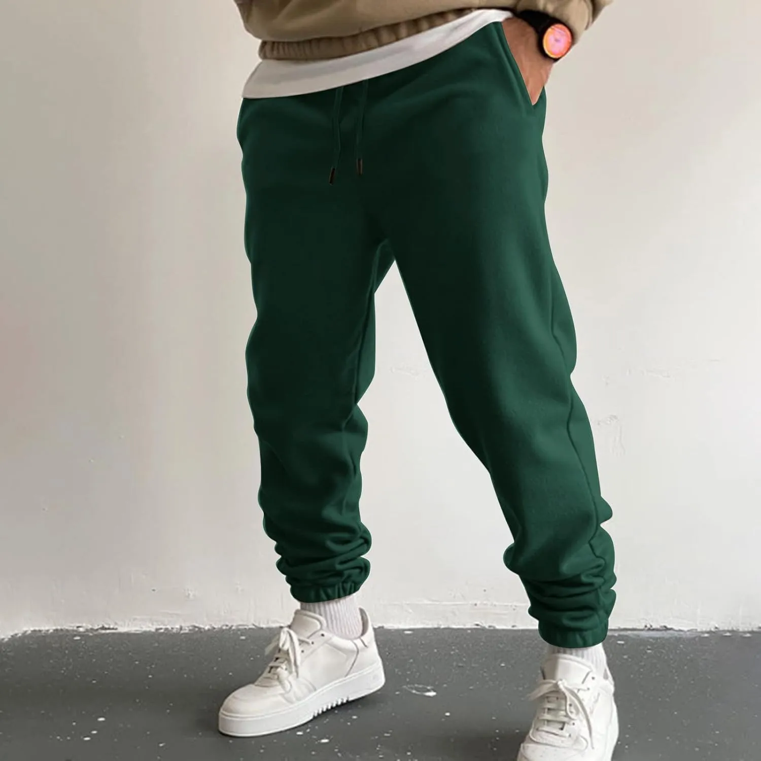 Sweatpants for Men with Pockets Lightweight Men's Cargo Pants Mens Work Pants Hiking Trouser Relaxed Fit Sport Jogger