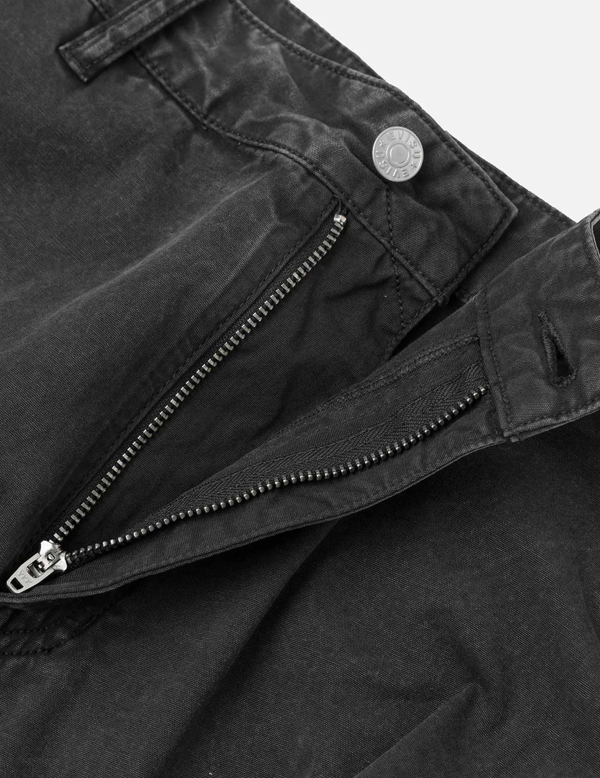 Totem Seagull Embroidery Straight Fit Cargo Pants