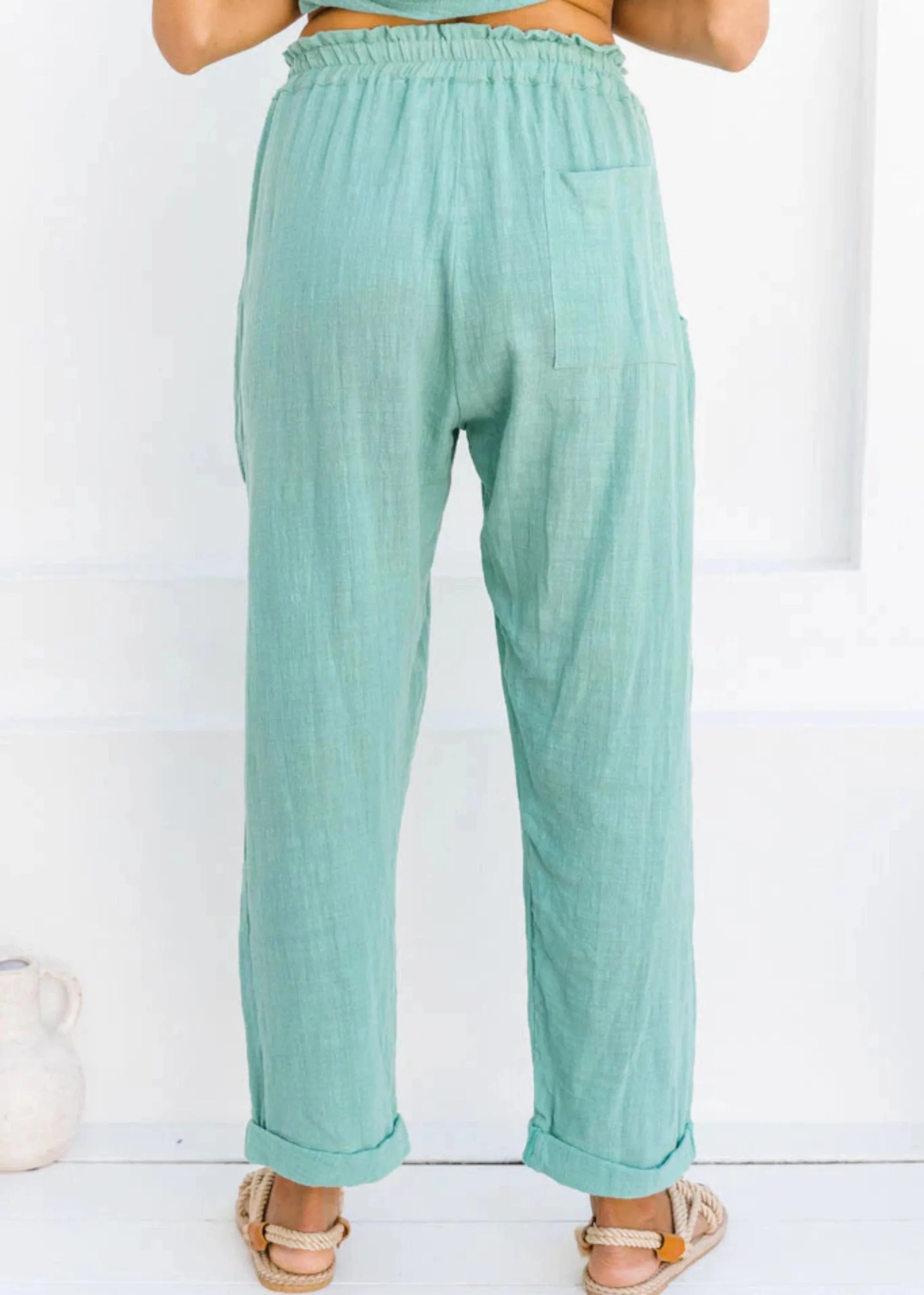 Vacation Pants - Sea Green
